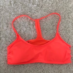 Neon pink/orange bikini top